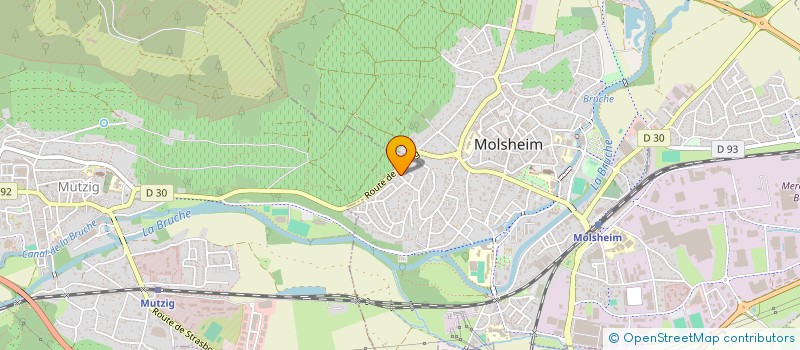 localisation de l'entreprise CHAMPAGNE DIFFUSION  DACHSTEIN