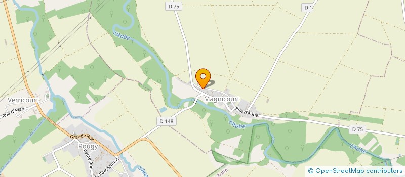 localisation de l'entreprise CHAMPAGNE ENVIRONNEMENT  MAGNICOURT