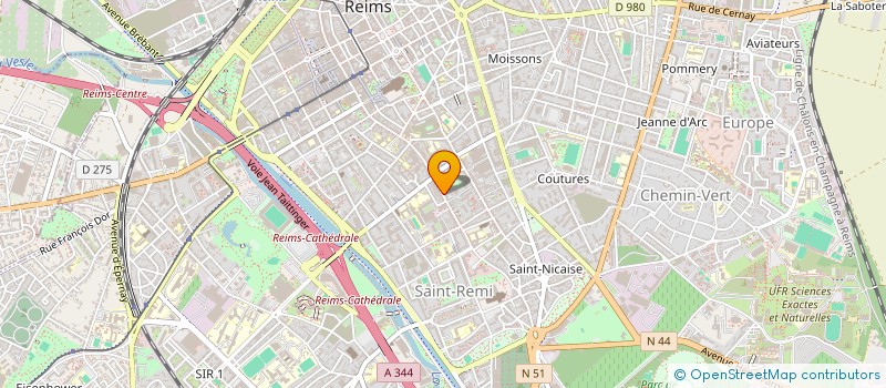 localisation de l'entreprise CHAMPAGNE ET TRANSMISSION  REIMS