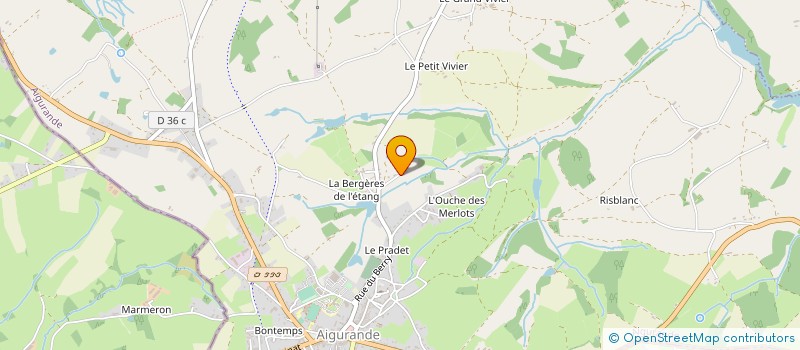 localisation de l'entreprise CHAMPAGNE FAMILY à AIGURANDE