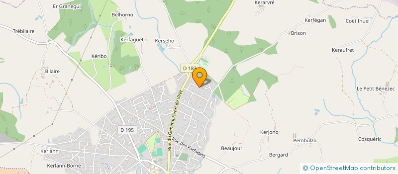 localisation de l'entreprise CHAMPAGNE-FINANCES  SURZUR