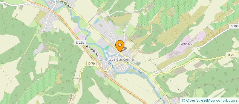 localisation de l'entreprise CHAMPAGNE FLUTEAU à GYE-SUR-SEINE