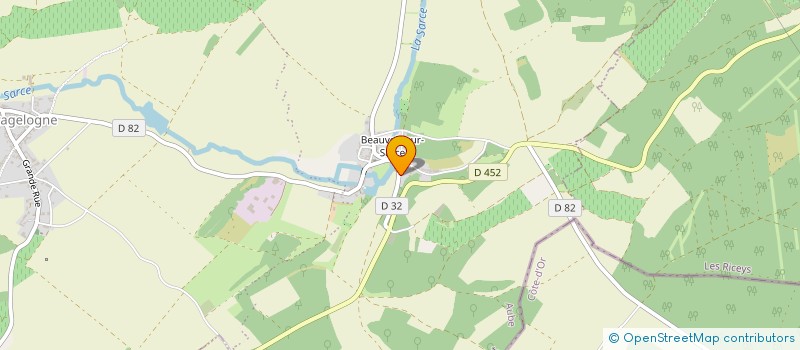 localisation de l'entreprise CHAMPAGNE FRANCK FINOT  BRAGELOGNE-BEAUVOIR