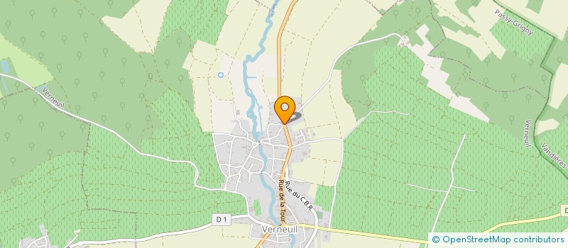 localisation de l'entreprise CHAMPAGNE FRANCOIS DENIZON  VERNEUIL