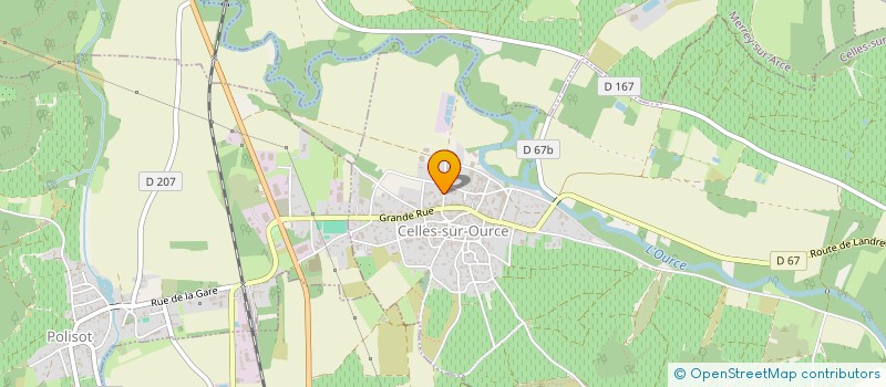 localisation de l'entreprise CHAMPAGNE FUMEY-TASSIN à CELLES-SUR-OURCE