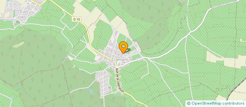 localisation de l'entreprise CHAMPAGNE G. MORIZET ET FILS à CRAMANT