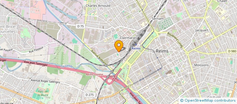 localisation de l'entreprise CHAMPAGNE GOURMANDISES à REIMS