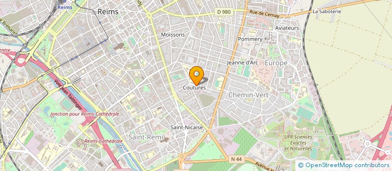 localisation de l'entreprise CHAMPAGNE HENRI ABELE à REIMS