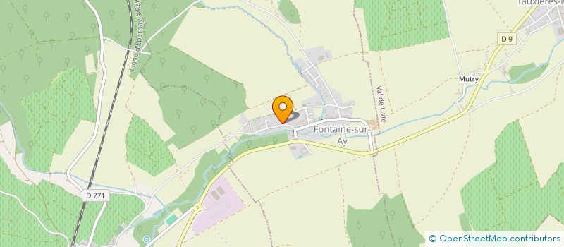 localisation de l'entreprise CHAMPAGNE HUBERT BILLIARD  AVENAY-VAL-D'OR