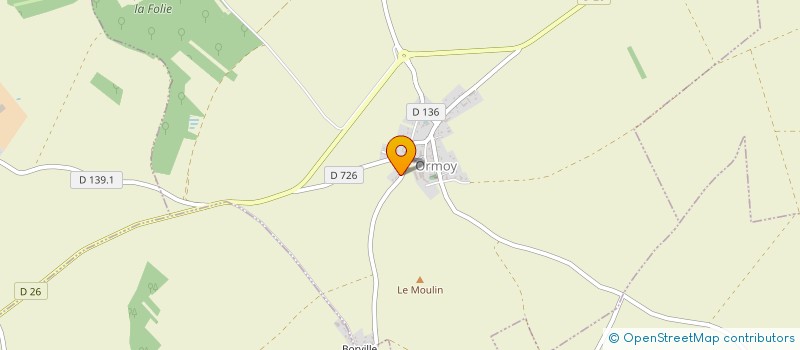 localisation de l'entreprise CHAMPAGNE IMMO à ORMOY