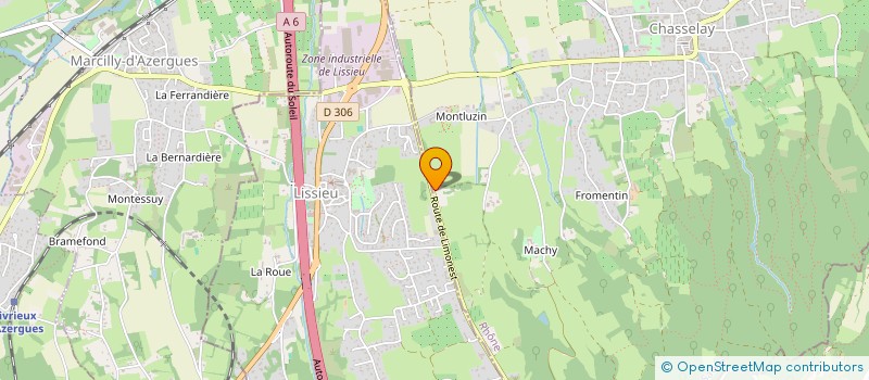 localisation de l'entreprise CHAMPAGNE IMMOBILIER  CHASSELAY