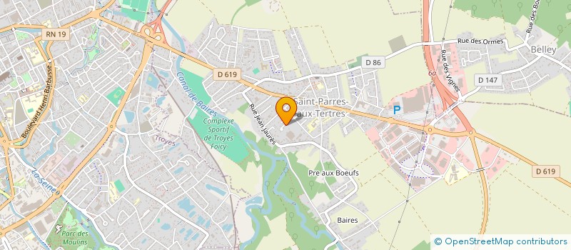 localisation de l'entreprise CHAMPAGNE ISOLATION à VILLECHETIF