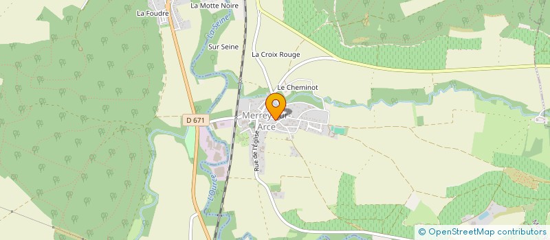 localisation de l'entreprise CHAMPAGNE JACOB DANIEL à MERREY-SUR-ARCE