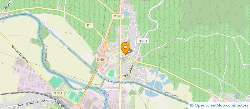 localisation de l'entreprise CHAMPAGNE JACQUESSON ET FILS  DIZY