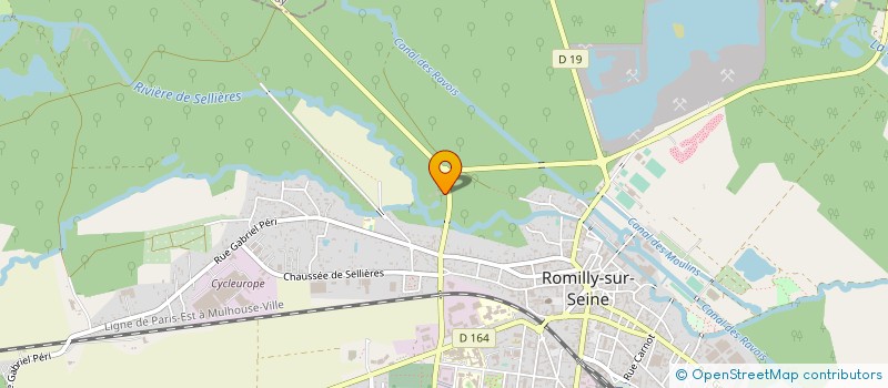 localisation de l'entreprise CHAMPAGNE JAZZ ORCHESTRA  ROMILLY-SUR-SEINE