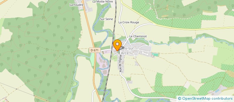 localisation de l'entreprise CHAMPAGNE JEAN-CLAUDE PORTE à MERREY-SUR-ARCE