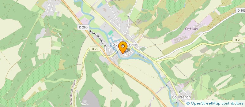 localisation de l'entreprise CHAMPAGNE JEAN JOSSELIN ET FILS à GYE-SUR-SEINE