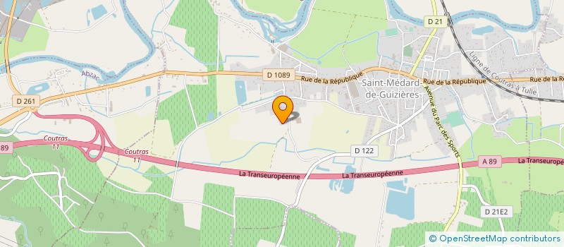 localisation de l'entreprise CHAMPAGNE JEAN-LOUIS  SAINT-MEDARD-DE-GUIZIERES