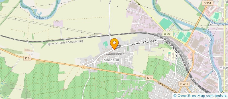 localisation de l'entreprise CHAMPAGNE JOANNES LIOTE FILS  MARDEUIL