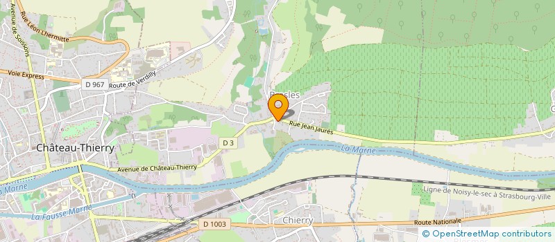 localisation de l'entreprise CHAMPAGNE JOEL MICHEL  BRASLES