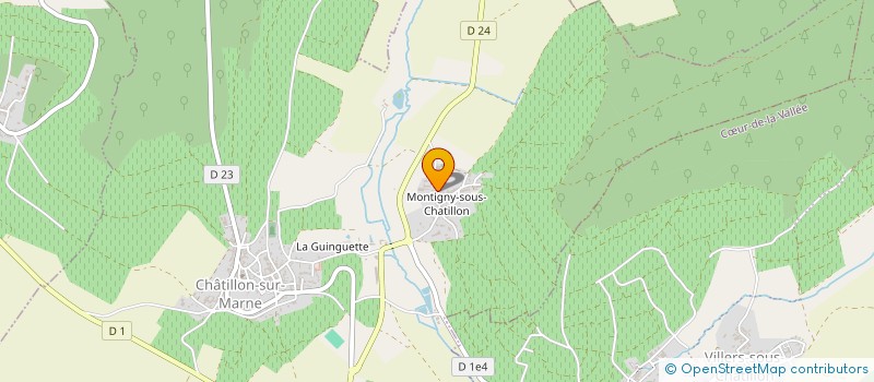 localisation de l'entreprise CHAMPAGNE LACROIX  CHATILLON-SUR-MARNE