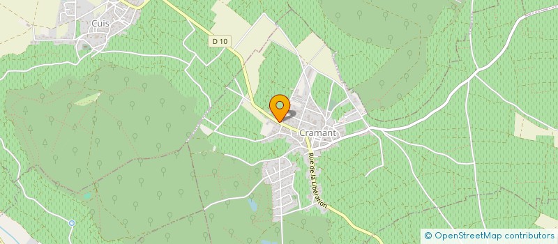 localisation de l'entreprise CHAMPAGNE LARMANDIER JEAN-JACQUES à CRAMANT