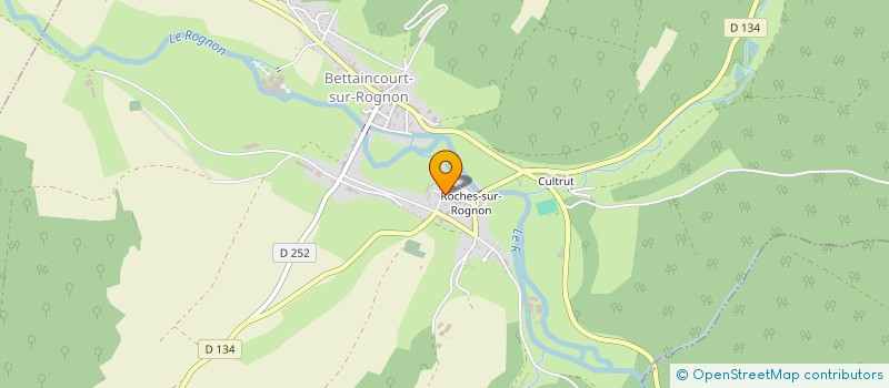 localisation de l'entreprise CHAMPAGNE LIMOUSINE GRAND EST à ROCHES-BETTAINCOURT