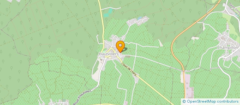 localisation de l'entreprise CHAMPAGNE LOCRET LACHAUD  HAUTVILLERS