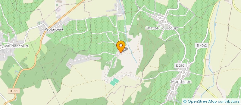 localisation de l'entreprise CHAMPAGNE LUCIEN LEBLOND  CHAVOT-COURCOURT