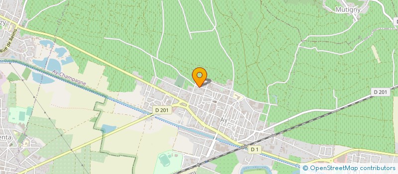 localisation de l'entreprise CHAMPAGNE MALARD  AY-CHAMPAGNE