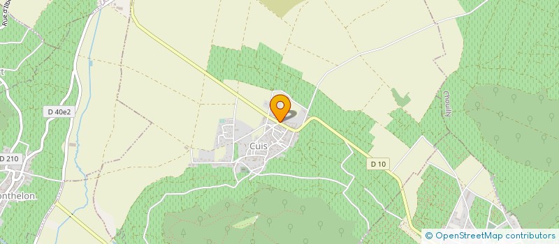 localisation de l'entreprise CHAMPAGNE MARIE-LE BRUN  CUIS