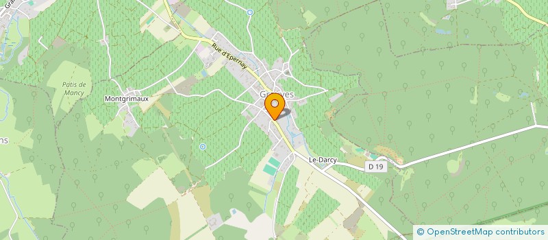 localisation de l'entreprise CHAMPAGNE MATHIEU PRINCET  GRAUVES