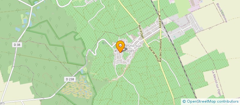 localisation de l'entreprise CHAMPAGNE MICHEL TURGY  LE MESNIL-SUR-OGER