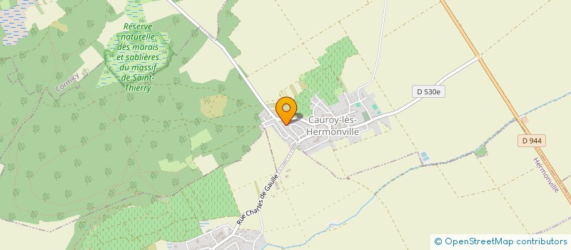 localisation de l'entreprise CHAMPAGNE PATRIMOINE  CAUROY-LES-HERMONVILLE