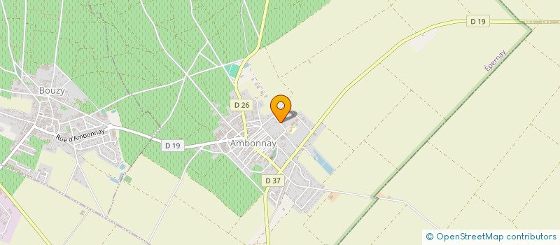 localisation de l'entreprise CHAMPAGNE PAUL CROIZY  AMBONNAY