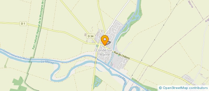 localisation de l'entreprise CHAMPAGNE PAUL HUGUET - GIL & FILLES  AMBONNAY