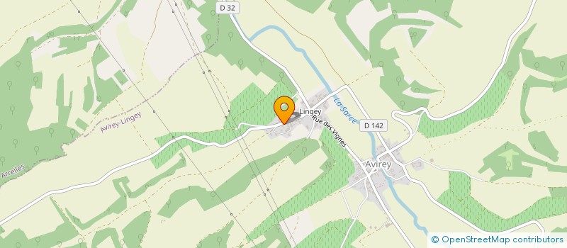 localisation de l'entreprise CHAMPAGNE PESCHEUX PERE ET FILS à AVIREY-LINGEY