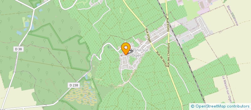 localisation de l'entreprise CHAMPAGNE PIERRE GONET  LE MESNIL-SUR-OGER