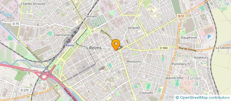 localisation de l'entreprise CHAMPAGNE PLANS à REIMS