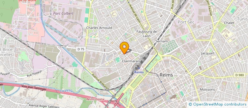 localisation de l'entreprise CHAMPAGNE POMMEY-DAMARTIN  REIMS