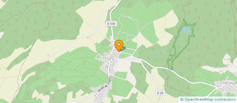 localisation de l'entreprise CHAMPAGNE R BLIN ET FILS  TRIGNY