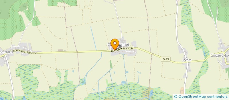 localisation de l'entreprise CHAMPAGNE RAGOT NOMINE à COURJEONNET