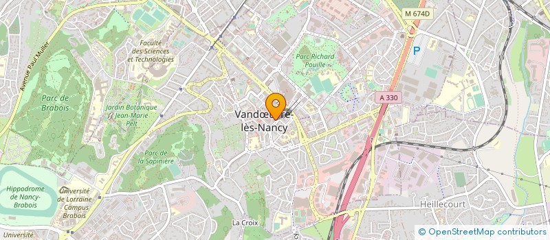 localisation de l'entreprise CHAMPAGNE REIMS  VANDUVRE-LES-NANCY