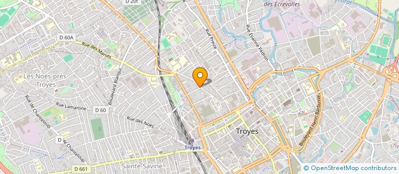 localisation de l'entreprise CHAMPAGNE-RELAIS  TROYES