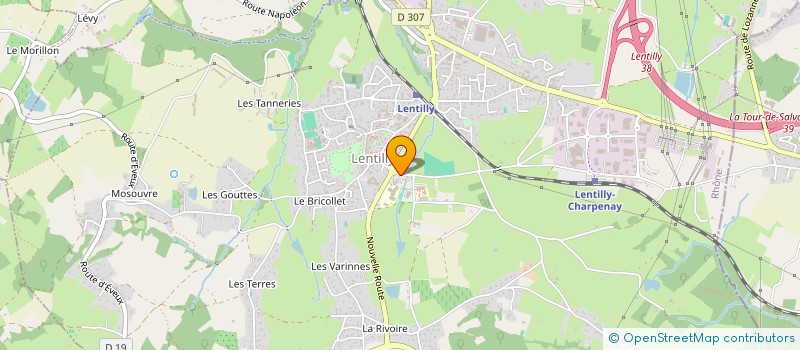 localisation de l'entreprise CHAMPAGNE RENOVATION  LENTILLY