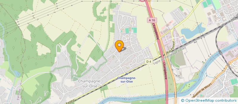 localisation de l'entreprise CHAMPAGNE RENOVATION CONSTRUCTION BAT  CHAMPAGNE-SUR-OISE