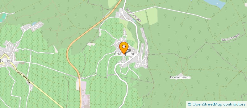 localisation de l'entreprise CHAMPAGNE ROUALET PERE ET FILS  CHAMPILLON