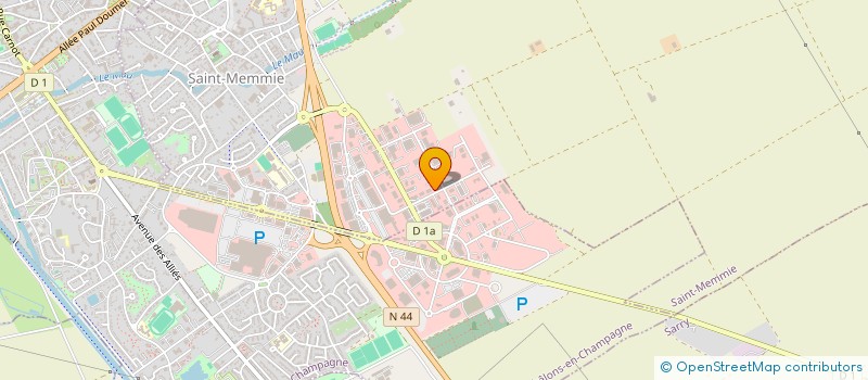 localisation de l'entreprise CHAMPAGNE SECURITE à SAINT-MEMMIE