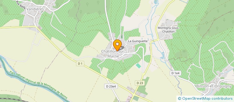 localisation de l'entreprise CHAMPAGNE SMEJ VELY  CHATILLON-SUR-MARNE