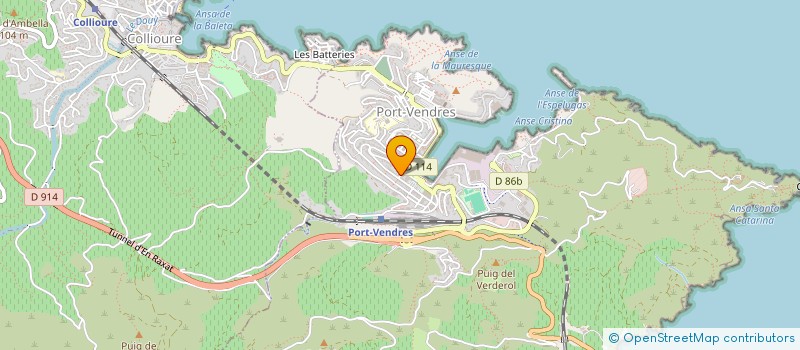 localisation de l'entreprise CHAMPAGNE SUPERNOVA  PORT-VENDRES